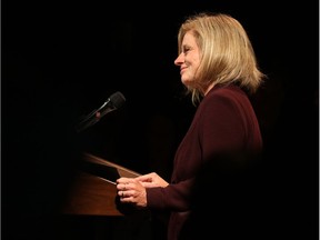 Postmedia Calgary

Alberta Premier Rachel Notley speaks at to NDP party members at an event at Studio Bell and the National Music Centre on Thursday June 1, 2017.  Gavin Young/Postmedia Network
Gavin Young, Gavin Young