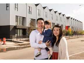 Henry Yip, Clara Cho  and their daughter Hennessy at Arrive at Bowness.