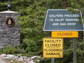 The entrance to Kananaskis Country Golf Course is shown on  Friday June 2, 2017.