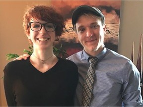 The aircraft was piloted by Alex Simons, right, a 21 year old Kamloops man. He was accompanied by Sydney Robillard, 21, from Lethbridge. RCMP Handout photo
