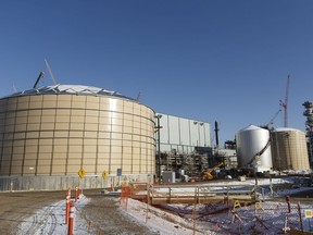 Who is on the hoof for cost overruns at the North West Redwater Partnership's Sturgeon Refinery?