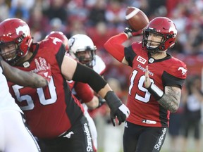 Bo Levi Mitchell

Calgary Stampeders' Bo Levi Mitchell (19) throws the ball in second half CFL action against the Ottawa Redblacks, in Calgary, Thursday, June 29, 2017. Calgary defeated Ottawa 43 - 39. THE CANADIAN PRESS/Mike Ridewood ORG XMIT: MR112
Mike Ridewood,