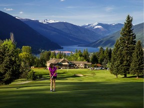 Golf is one of many outdoor sports available in Nelson, B.C.