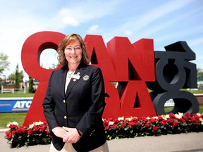 Linda Southern-Heathcott at Spruce Meadows in Calgary on Tuesday June 6, 2017.