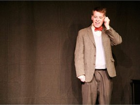 Mike Johnson as Elwood P. Dowd in Morpheus Theatre's revival production of the classic comedy Harvey