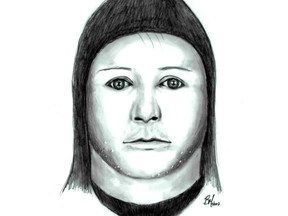 Sketch of a suspect in a home invasion and fatal shooting on Feb. 23, 2016.