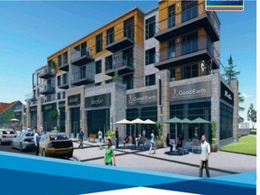 Montreal-based SNR Group is building Infinity @ Marda Loop, a four-storey, mixed-use residential and retail building at 34th Avenue and 19th Street S.W.