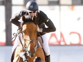 Rider Daniel Coyle from Ireland riding Ridley was the winner of the WIPRO U25 at the Spruce Meadows National in Calgary which runs from June 7 to the 11th on Friday June 9, 2017.