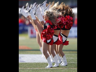 Stampeders Outriders perform before the Calgary Stampeders CFL season opener against the Ottawa Redblacks at McMahon Stadium in Calgary. AL CHAREST/POSTMEDIA