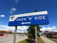 The Park N Ride area is shown at Sunridge Mall on 36 St  NE in Calgary on Sunday June 18, 2017. Jim Wells//Postmedia
