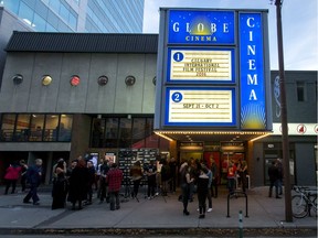 The Globe Cinema during the Calgary International Film Festival.