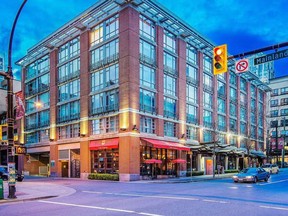 Opus Hotel is located in the vibrant Yaletown neighbourhood.