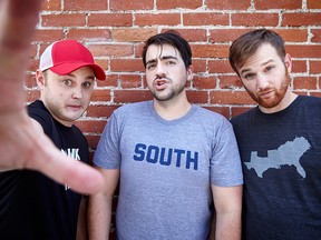 Corey Forrester (left), Trae Crowder (middle) and Drew Morgan come north to the Laugh Shop on Sunday with their southern brand of comedy.