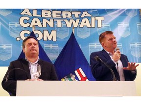 Jason Kenney and Brian Jean.
