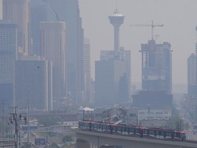 The city was placed under an air quality advisory in July because of wildfire smoke from the fires burning in B.C. and along the Alberta border.