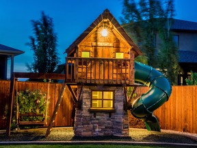 A luxury playhouse  from Charmed Playhouses.