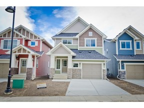 Constructed homes by Genesis Builders Group in the Airdrie community of Bayview.