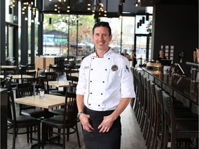 1918 Tap and Table chef Chris Murphy photographed in the new Kensington Restaurant.
