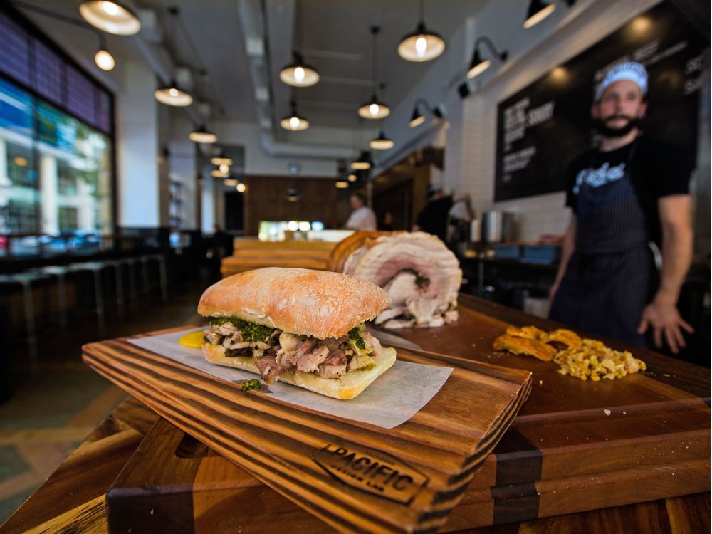 John Gilchrist Meat and Bread sustains the lunchtime crowd with