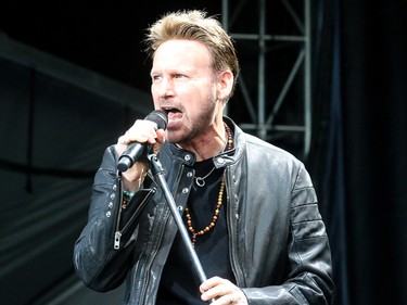 Corey Hart performs at Fort Calgary for the Oxford Stomp. This year's event saw more than 10,000 music fans and featured music from Serena Ryder, Our Lady Peace and Corey Hart.Friday July 14, 2017 in Calgary, AB. DEAN PILLING/POSTMEDIA