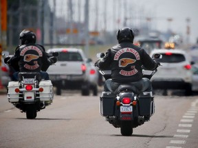 Hells Angels from across Canada are in Calgary this weekend to celebrate the 20th anniversary of their takeover of the province from the Alberta Grim Reapers. Al Charest/Postmedia