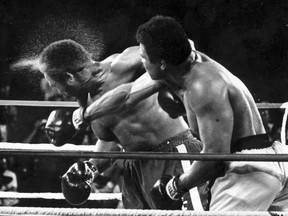 The Alberta public's opposition to a sales tax is taking a beating, much like George Foreman did against Muhammad Ali in the Rumble in the Jungle in Zaire in 1974.
