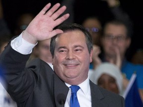 Jason Kenney, former leader of the Alberta Progressive Conservative party, announces his run for leadership of Alberta's new United Conservative Party in Calgary on Saturday July 29, 2017. THE CANADIAN PRESS/Larry MacDougal ORG XMIT: LMD106