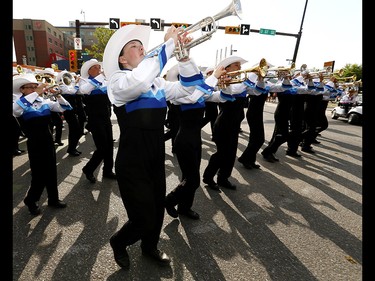 Thousands came out to watch the 105th Calgary Stampede Parade in downtown Calgary to kickoff The Greatest Outdoor Show on Earth on Friday July 7, 2017. DARREN MAKOWICHUK/Postmedia Network