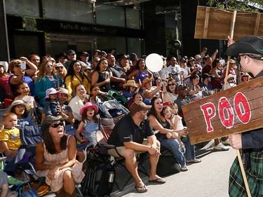 Thousands came out to watch the 105th Calgary Stampede Parade in downtown Calgary to kickoff The Greatest Outdoor Show on Earth on Friday July 7, 2017. DARREN MAKOWICHUK/Postmedia Network