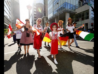 Thousands came out to watch the 105th Calgary Stampede Parade in downtown Calgary to kickoff The Greatest Outdoor Show on Earth on Friday July 7, 2017. DARREN MAKOWICHUK/Postmedia Network