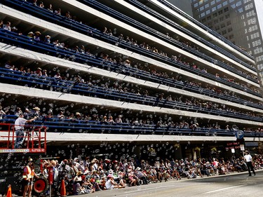 Thousands came out to watch the 105th Calgary Stampede Parade in downtown Calgary to kickoff The Greatest Outdoor Show on Earth on Friday July 7, 2017. DARREN MAKOWICHUK/Postmedia Network