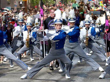 Thousands came out to watch the 105th Calgary Stampede Parade in downtown Calgary to kickoff The Greatest Outdoor Show on Earth on Friday July 7, 2017. DARREN MAKOWICHUK/Postmedia Network