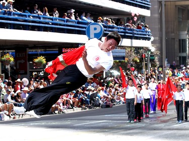 Thousands came out to watch the 105th Calgary Stampede Parade in downtown Calgary to kickoff The Greatest Outdoor Show on Earth on Friday July 7, 2017. DARREN MAKOWICHUK/Postmedia Network