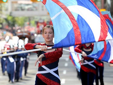 Thousands came out to watch the 105th Calgary Stampede Parade in downtown Calgary to kickoff The Greatest Outdoor Show on Earth on Friday July 7, 2017. DARREN MAKOWICHUK/Postmedia Network