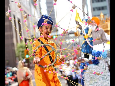 Thousands came out to watch the 105th Calgary Stampede Parade in downtown Calgary to kickoff The Greatest Outdoor Show on Earth on Friday July 7, 2017. DARREN MAKOWICHUK/Postmedia Network