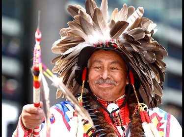 Thousands came out to watch the 105th Calgary Stampede Parade in downtown Calgary to kickoff The Greatest Outdoor Show on Earth on Friday July 7, 2017. DARREN MAKOWICHUK/Postmedia Network