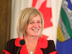 Alberta Premier Rachel Notley, speaking at the Stampede Investment Forum in Calgary on July 11, 2017.