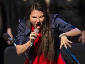 Inuk throat singer Tanya Tagaq