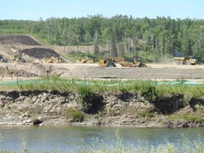 Photo of ring road construction on the Tsuut'ina First Nation. Photo courtesy YYC Cares