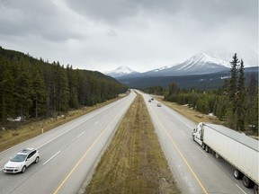 The Trans-Canada Highway has been twinned recently through Lake Louise, but much of the Trans-Canada Highway remains two-laned. Lyle Aspinall/Postmedia Network

Full Full contract in place
Lyle Aspinall Lyle Aspinall, Lyle Aspinall/Postmedia Network