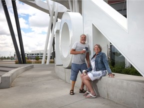 Roger and Helen Bandy love the amenities in Calgary's new community of Seton.