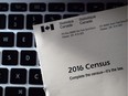 On Wednesday, Statistics Canada will release the first batch of data from the 2016 census, an avalanche of detailed information that sociologists, demographers, urban planners and businesses watch every five years with a high degree of interest - and, admittedly, more than a little data-geek glee. A Statistics Canada 2016 Census mailer sits on the key board of a laptop after arriving in the mail at a residence, in Ottawa in a May 2, 2016, file photo. THE CANADIAN PRESS/Sean Kilpatrick ORG XMIT: CPT113

a May 2, 2016, file photo
Sean Kilpatrick,