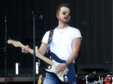 Chase Bryant performs on day one of the Country Thunder music festival held at Prairie Winds Park Friday, August 18, 2017. Dean Pilling/Postmedia