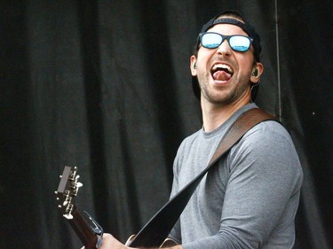 Chris Bandi performs on day three of the Country Thunder music festival held at Prairie Winds Park on Sunday, August 20, 2017. Dean Pilling/Postmedia