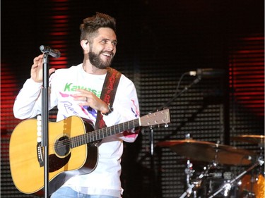 Thomas Rhett performs on day two of the Country Thunder music festival held at Prairie Winds Park Saturday, August 19, 2017. Dean Pilling/Postmedia

Postmedia Calgary
Dean Pilling/Postmedia