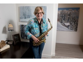 Saxophone player JoAnna De Schutter is transforming her flex room into a music room and creative space in her new home at Jackson in Walden.