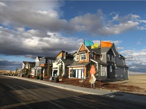 Construction starts on new homes are up in the Calgary area.