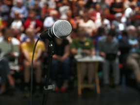 Calgary mayoral candidates participated in a debate over the hotly contested issue of arts and culture at Theatre Junction in the City of Calgary on Monday.