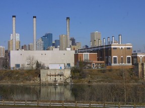 A similar image to this shot of the old Rossdale power plant used to represent Edmonton on a Google search.