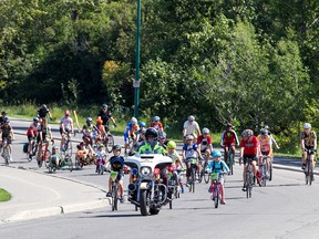 The Ride the Road Tour goes Sunday and gives cyclists the chance to stretch their legs while getting off the shoulder of the road.